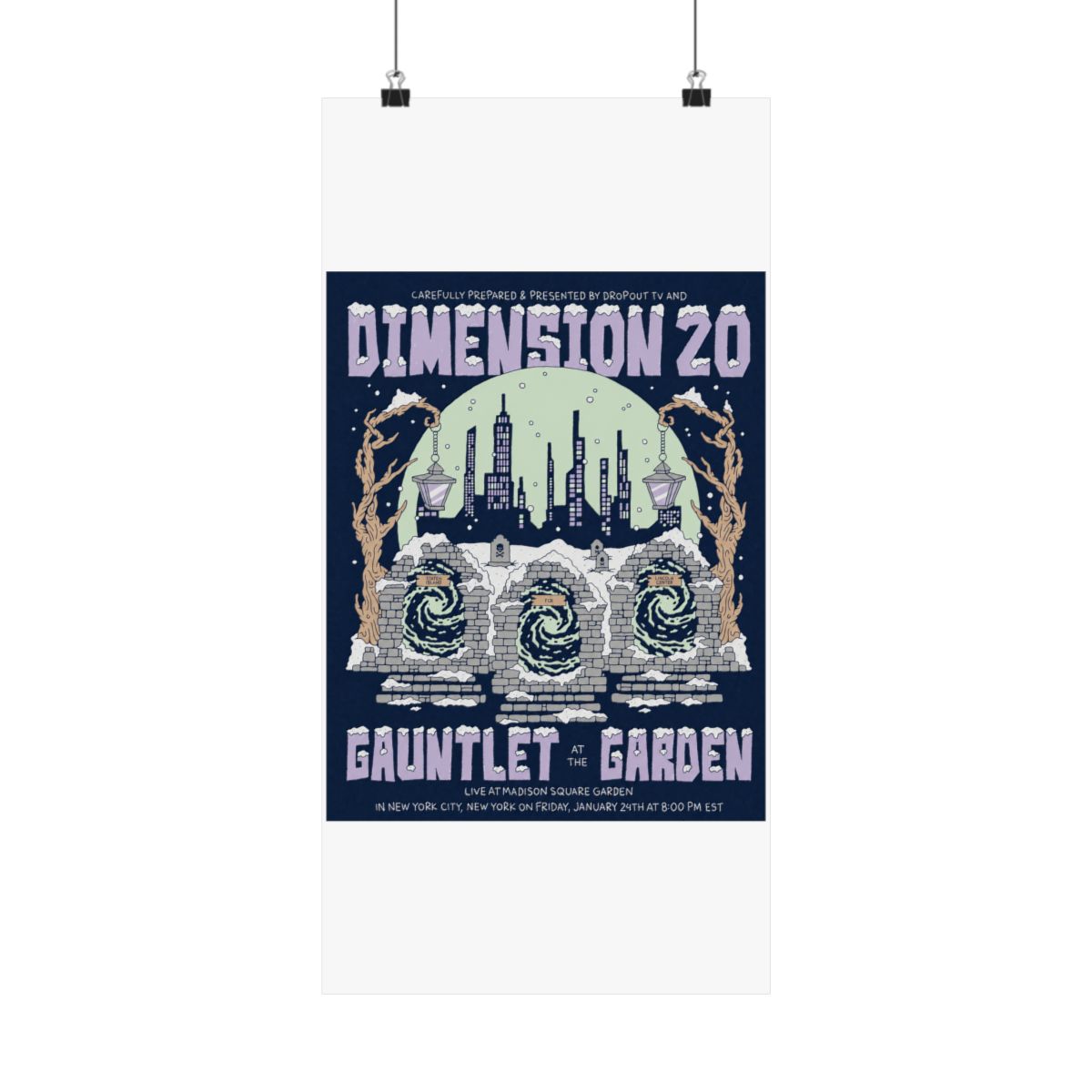 Gauntlet At The Garden Poster