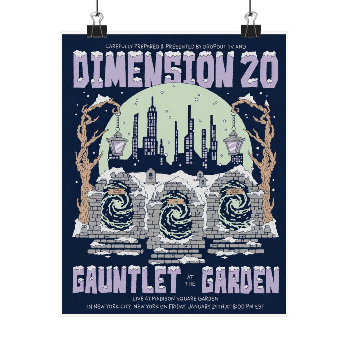 Gauntlet At The Garden Poster